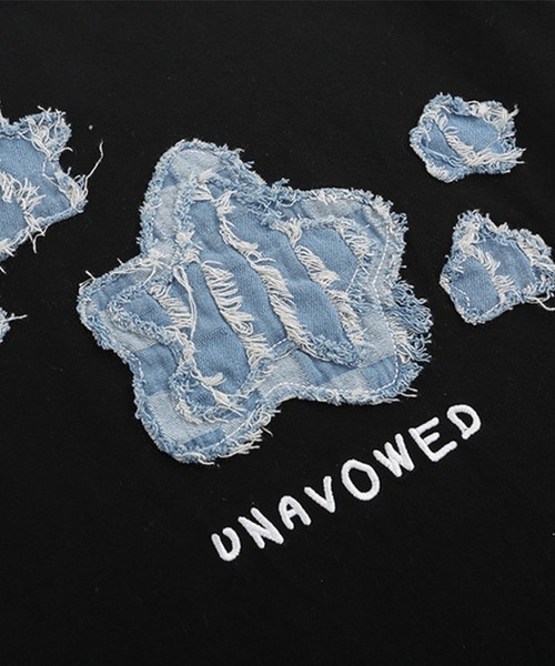 HOOK（フック）の「【HOOK】アメカジパッチワーク半袖ビッグTEE（Tシャツ/カットソー・メンズ・インディゴブルー/ブラック系その他2/ブラック系その他/ホワイト系その他/ライトグレー/ライトブルー/ブラック/ホワイト・M/L/XL）」の21枚目の写真