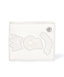 Vivienne Westwood ACCESSORIES（ヴィヴィアンウエストウッドアクセサリー）の「“Skull” 二つ折り財布【139948 VWK791E】（財布・メンズ）」