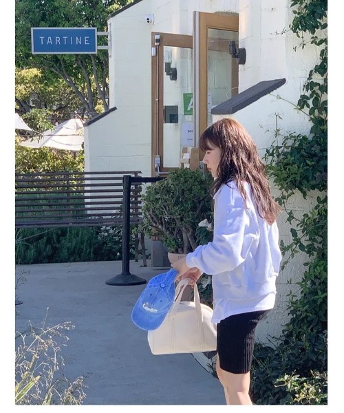 LYEON(リヨン)の「ジップアップスウェットブルゾン(Tシャツ/カットソー・レディース・グレー/ブラック/ブルー/ホワイト・FREE)」の20枚目の写真