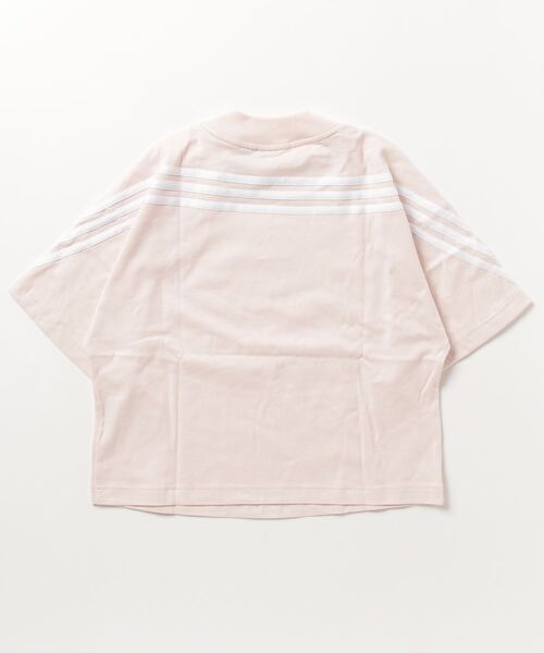 adidas(アディダス)の「アディダス adidas フューチャーアイコン スリーストライプス 半袖Tシャツ(Tシャツ/カットソー・レディース・ベビーピンク・L/S/M/XL)」の2枚目の写真