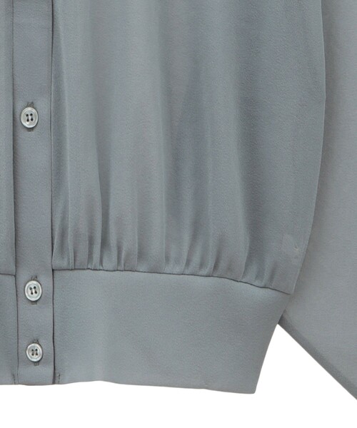 トップス CLANE W FACE CENTER LINE SHEER CARDIGAN CLANE（クラネ）の「【CLANE/クラネ】W FACE CENTER LINE SHEER