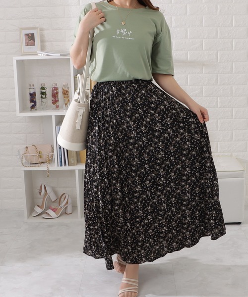 Lace Ladies（レースレディース）の「ワンポイントゆるカラーTシャツ（Tシャツ/カットソー・レディース・ブラック/ベージュ/ピンク/ホワイト/アイボリー/ブルー/ミント/ネイビー・L/XL/M/S）」の14枚目の写真