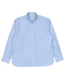 Pitta Re:) | ラウンドテール ボタンダウン 長袖カジュアルシャツ(シャツ/ブラウス)