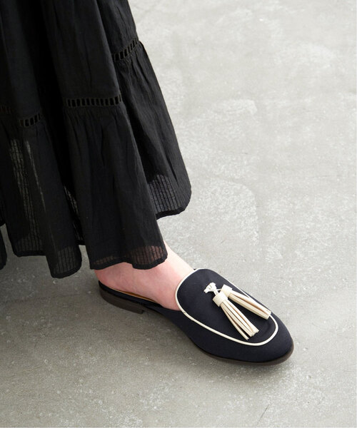 LE TALON（ルタロン）の「タッセルローファースリッパ（サンダル・レディース・ライトグレー/ベージュ/ネイビー/ブルー系その他・SMALL/MEDIUM/LARGE/X-LARGE）」の3枚目の写真