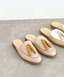 LE TALON | タッセルローファースリッパ(サンダル)