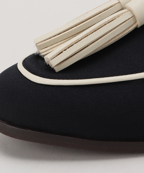 LE TALON（ルタロン）の「タッセルローファースリッパ（サンダル・レディース・ライトグレー/ベージュ/ネイビー/ブルー系その他・SMALL/MEDIUM/LARGE/X-LARGE）」の14枚目の写真