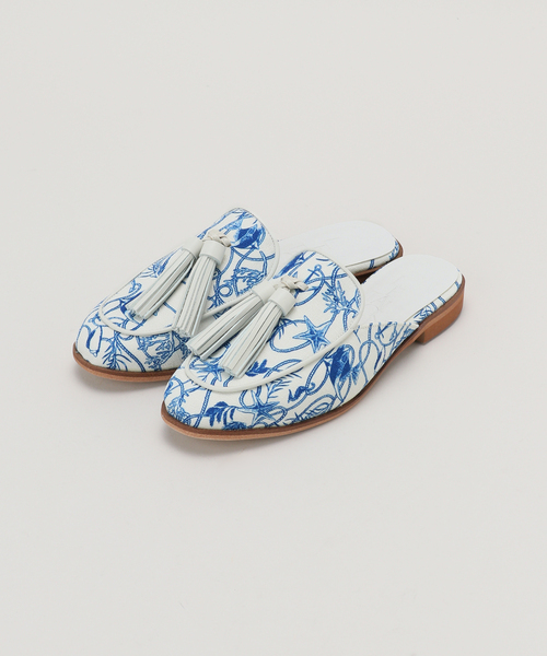 LE TALON（ルタロン）の「タッセルローファースリッパ（サンダル・レディース・ライトグレー/ベージュ/ネイビー/ブルー系その他・SMALL/MEDIUM/LARGE/X-LARGE）」の19枚目の写真