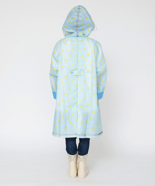 BRANSHES（ブランシェス）の「レインコート【レモン柄/チェリー柄