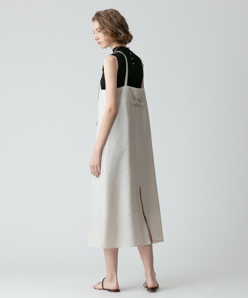 アルアバイル　トリアセオックスラップサロペットワンピース allureville（アルアバイル）の「トリアセオックスラップサロペット