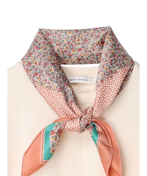 AMERICAN HOLIC(アメリカンホリック)の「SET スカーフ+カットプルオーバー(Tシャツ/カットソー・レディース・オフホワイト/チャコールグレー/アイボリー・M/L)」の21枚目の写真