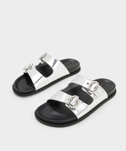 CHARLES & KEITH｜クロスオーバーストラップ プラットフォーム