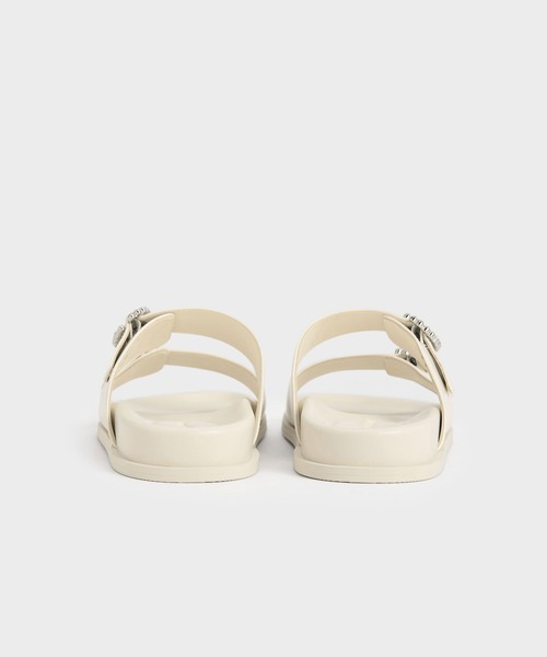 CHARLES&KEITH◆ジェムエンベリッシュド バックルサンダル ジェムエンベリッシュド バックルサンダル（サンダル）｜CHARLES