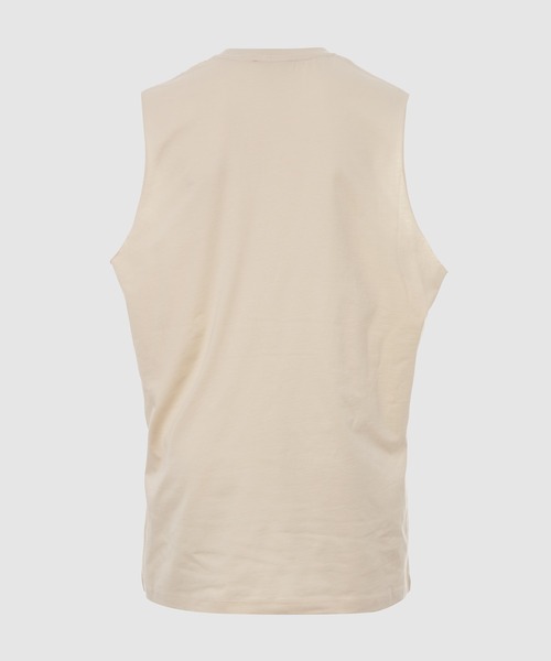RAF SIMONS（ラフシモンズ）の「Sleeveless oversized T-shirt lets drink the sea（Tシャツ/カットソー・メンズ・ベージュ・M/S）」の2枚目の写真