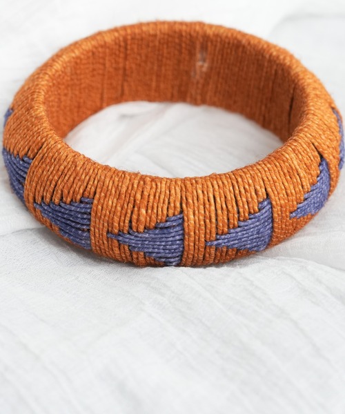 CIAOPANIC TYPY(チャオパニックティピー)の「【Aguni】幾何学バングル(バングル/リストバンド・レディース・オレンジ・ONE SIZE)」の4枚目の写真