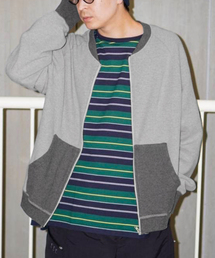 【saby / サバイ】 TWO TONE ZIP WAFFLE