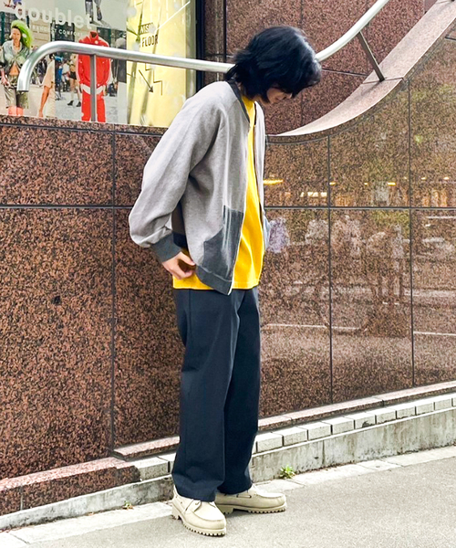 saby（サバイ）の「【saby / サバイ】 TWO TONE ZIP WAFFLE（ブルゾン・メンズ・ネイビー/チャコールグレー・2/3）」の13枚目の写真