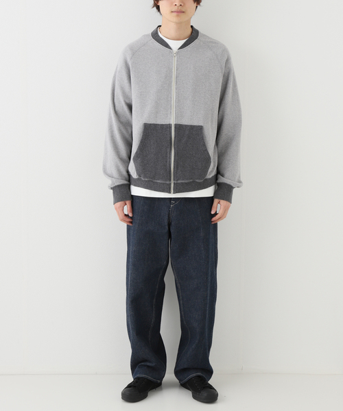 saby（サバイ）の「【saby / サバイ】 TWO TONE ZIP WAFFLE（ブルゾン・メンズ・ネイビー/チャコールグレー・2/3）」の17枚目の写真