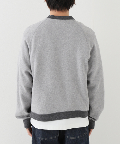 saby（サバイ）の「【saby / サバイ】 TWO TONE ZIP WAFFLE（ブルゾン・メンズ・ネイビー/チャコールグレー・2/3）」の4枚目の写真