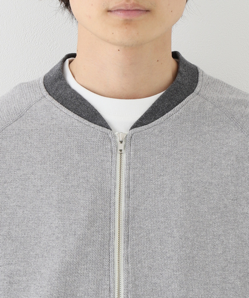 saby（サバイ）の「【saby / サバイ】 TWO TONE ZIP WAFFLE（ブルゾン・メンズ・ネイビー/チャコールグレー・2/3）」の20枚目の写真