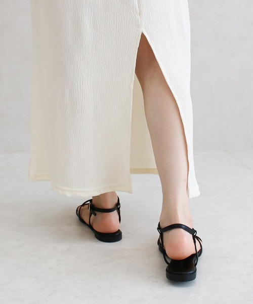 Social GIRL（ソーシャルガール）の「アメリカンスリーブワンピース（ワンピース・レディース・ブラック/ブルー/グレイッシュベージュ/アイボリー・M）」の17枚目の写真