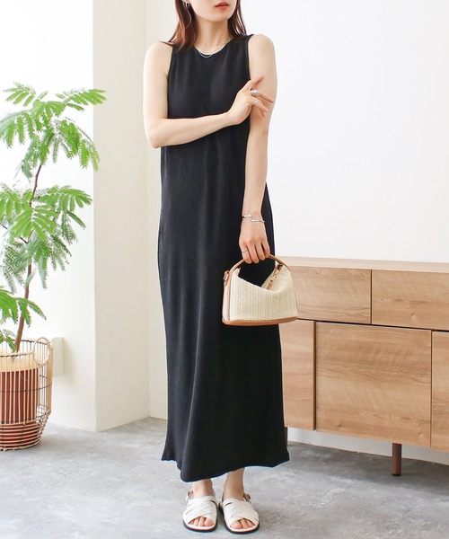 Social GIRL（ソーシャルガール）の「アメリカンスリーブワンピース（ワンピース・レディース・ブラック/ブルー/グレイッシュベージュ/アイボリー・M）」の6枚目の写真