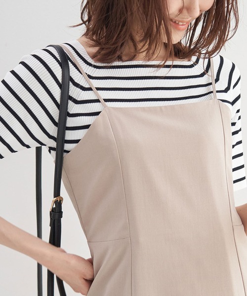 ROPE' PICNIC(ロペピクニック)の「スクエアネックリブニットプルオーバー/UVカット・洗える(ニット/セーター・レディース・ブラック/キナリ/ホワイト系その他5/ブルー/ピンク系その他2・38)」の17枚目の写真