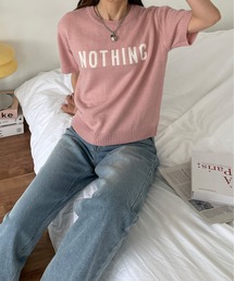 ハーフスリーブロゴニット