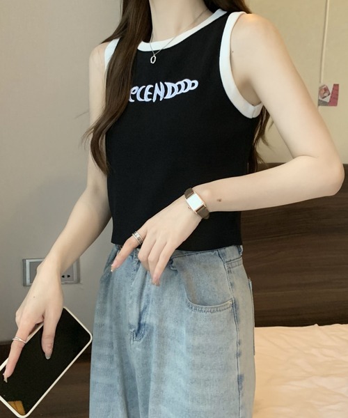 sevens（セブンズ）の「【sevens】ショートリンガータンクトップ