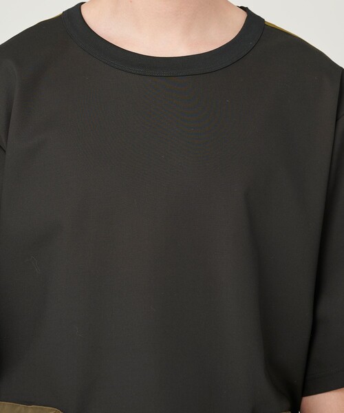 UNITED TOKYO（ユナイテッドトウキョウ）の「OLMETEX カーゴポケットTEE（Tシャツ/カットソー・メンズ・ブラック/ダークグリーン・1/2）」の19枚目の写真