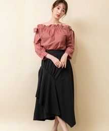 ギャザーデザインスカート