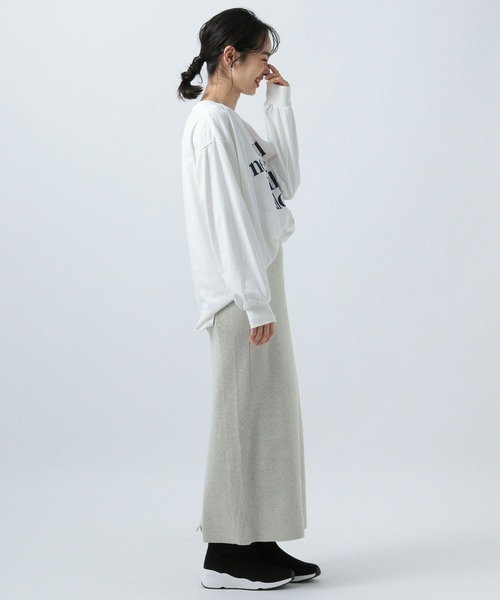 BAYFLOW（ベイフロー）の「ニットリブタイトスカート（スカート・レディース・グレー/ブラック/ブルー・SMALL/MEDIUM）」の13枚目の写真