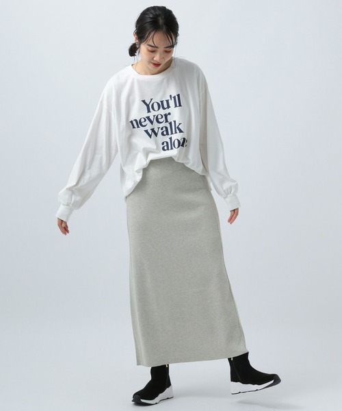 BAYFLOW（ベイフロー）の「ニットリブタイトスカート（スカート・レディース・グレー/ブラック/ブルー・SMALL/MEDIUM）」の16枚目の写真
