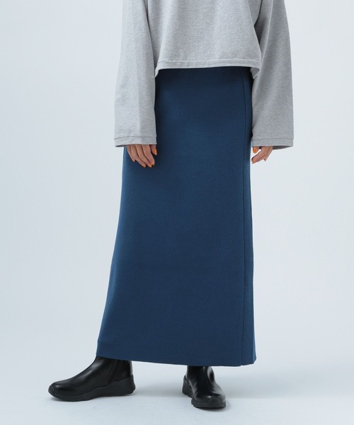 BAYFLOW（ベイフロー）の「ニットリブタイトスカート（スカート・レディース・グレー/ブラック/ブルー・SMALL/MEDIUM）」の14枚目の写真