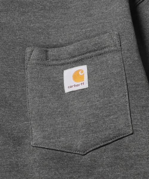 Carhartt（カーハート）の「Carhartt/カーハート Men's Crewneck Pocket Sweatshirt スウェット（スウェット・メンズ・ダークグレー・S/M/L）」の2枚目の写真