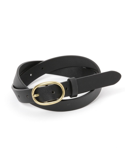 BAYFLOW（ベイフロー）の「ベーシックベルト（ベルト・レディース・ダークブラウン/ブラック・FREE）」の2枚目の写真