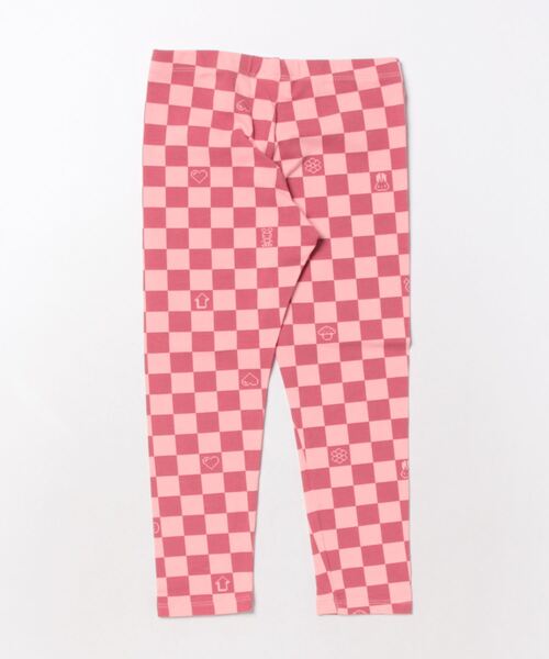 BENETTON (UNITED COLORS OF BENETTON)(ベネトンユナイテッドカラーズオブベネトン)の「キッズブロックチェックレギンスG(レギンス/スパッツ・キッズ・ピンク・98/104/X-SMALL/90/116/82)」の2枚目の写真