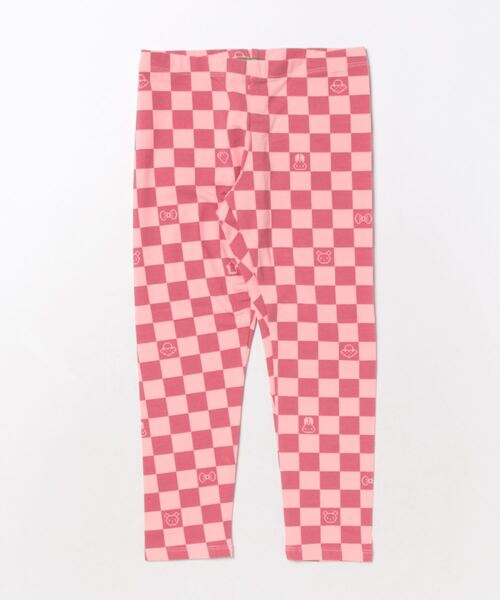 BENETTON (UNITED COLORS OF BENETTON)(ベネトンユナイテッドカラーズオブベネトン)の「キッズブロックチェックレギンスG(レギンス/スパッツ・キッズ・ピンク・98/104/X-SMALL/90/116/82)」の3枚目の写真
