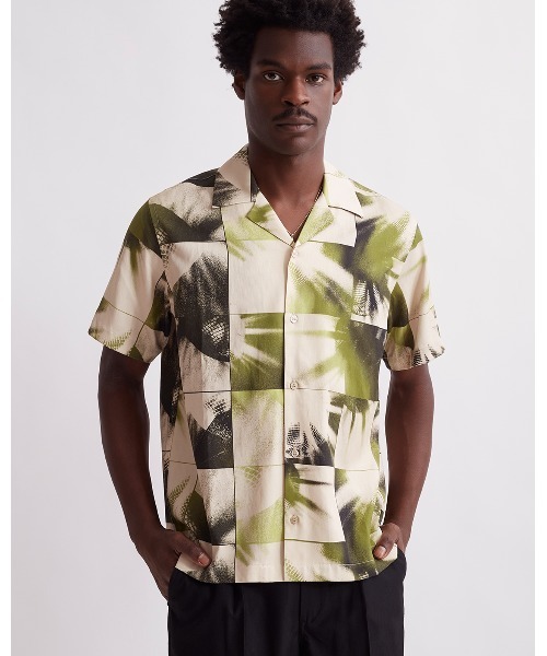 シャツ/ブラウス Disco Print Canty Short Sleeve Shirt