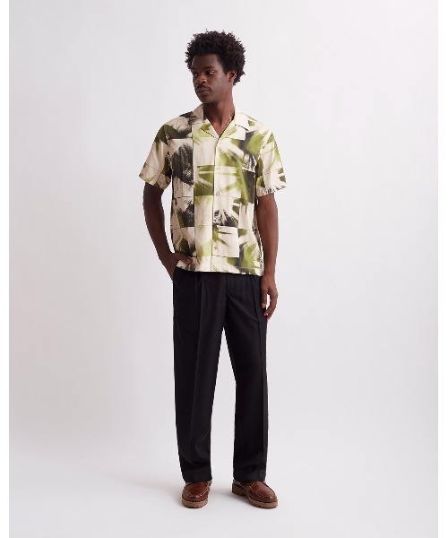 シャツ/ブラウス Disco Print Canty Short Sleeve Shirt