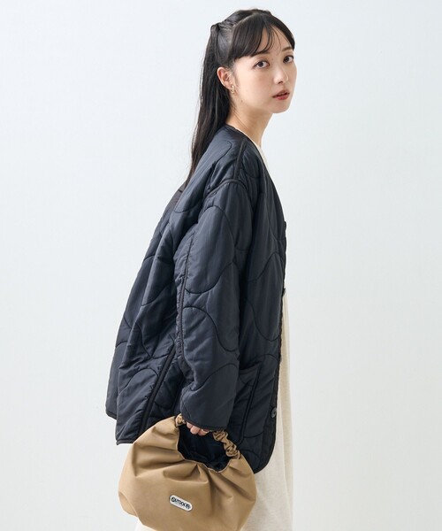 FREAK'S STORE（フリークスストア）の「ヴィンテージ キルト ライナー ジャケット（その他アウター・レディース・ピンク/キャメル/オリーブ/ブラック・ﾌﾘ-）」の9枚目の写真
