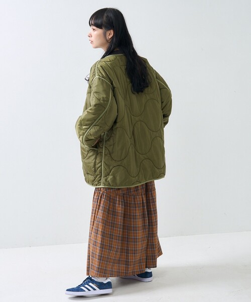 FREAK'S STORE（フリークスストア）の「ヴィンテージ キルト ライナー ジャケット（その他アウター・レディース・ピンク/キャメル/オリーブ/ブラック・ﾌﾘ-）」の12枚目の写真
