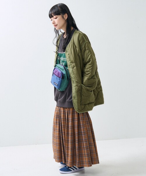 FREAK'S STORE（フリークスストア）の「ヴィンテージ キルト ライナー ジャケット（その他アウター・レディース・ピンク/キャメル/オリーブ/ブラック・ﾌﾘ-）」の14枚目の写真