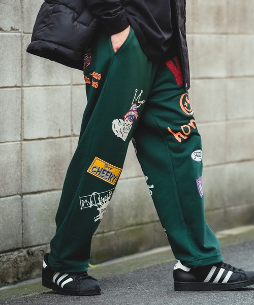 improves（インプローブス）の「ワッペン付き スウェットパンツ（スウェットパンツ・メンズ・ブラック/グリーン/オートミール・LARGE/MEDIUM）」の15枚目の写真