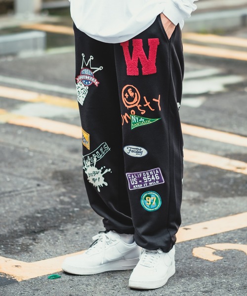 improves（インプローブス）の「ワッペン付き スウェットパンツ（スウェットパンツ・メンズ・ブラック/グリーン/オートミール・LARGE/MEDIUM）」の8枚目の写真