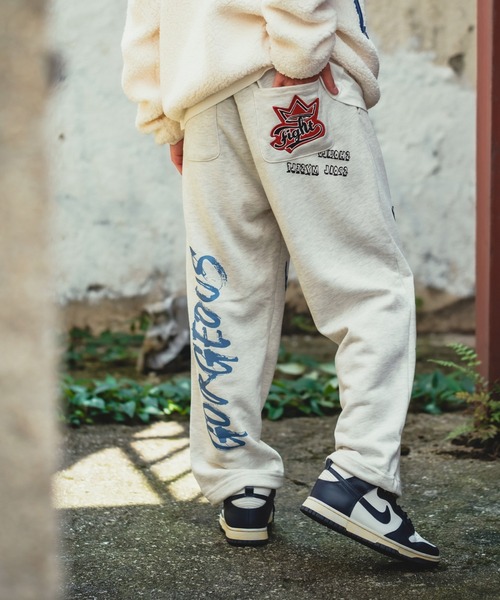 【美品】ディーゼル ワッペン・チェーン付きスウェット ガウチョパンツ 175 S improves（インプローブス）の「ワッペン付き スウェットパンツ