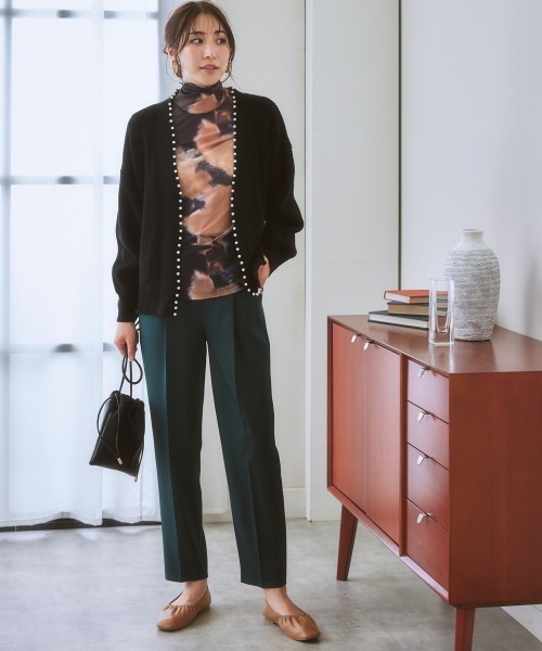 nissen（ニッセン）の「２点セット（シアートップス+キャミワンピース）（ワンピース・レディース・ブラック/ネイビー/モカ/ブラック系/ベージュ系・LL/M/S/L）」の22枚目の写真