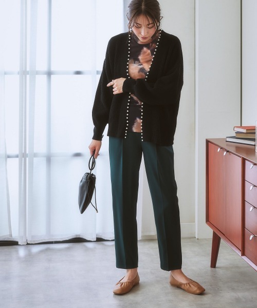 nissen（ニッセン）の「２点セット（シアートップス+キャミワンピース）（ワンピース・レディース・ブラック/ネイビー/モカ/ブラック系/ベージュ系・LL/M/S/L）」の21枚目の写真