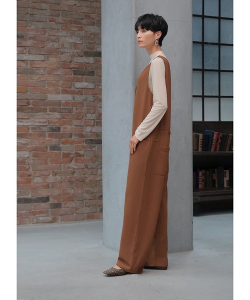 STYLE DELI（スタイルデリ）の「【シルキーシアー】インナーハイネックトップス（Tシャツ/カットソー・レディース・ホワイト系/ライトグレー/チャコールグレー/ライトブラウン・MEDIUM/SMALL）」の9枚目の写真