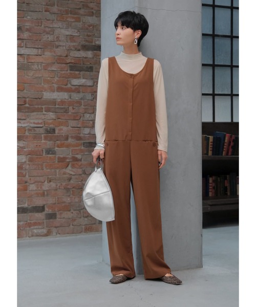 STYLE DELI（スタイルデリ）の「【シルキーシアー】インナーハイネックトップス（Tシャツ/カットソー・レディース・ホワイト系/ライトグレー/チャコールグレー/ライトブラウン・MEDIUM/SMALL）」の13枚目の写真