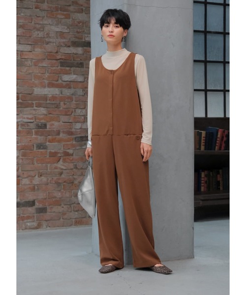 STYLE DELI（スタイルデリ）の「【シルキーシアー】インナーハイネックトップス（Tシャツ/カットソー・レディース・ホワイト系/ライトグレー/チャコールグレー/ライトブラウン・MEDIUM/SMALL）」の6枚目の写真